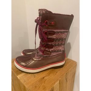 UGG AUSTRALIA Baroness 1001796 Burgundy Size 6 Great Condition